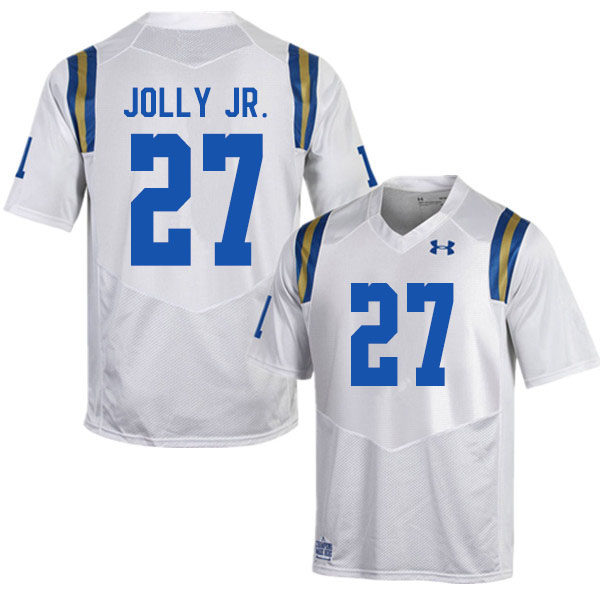 Men #27 Patrick Jolly Jr. UCLA Bruins College Football Jerseys Sale-White - Click Image to Close